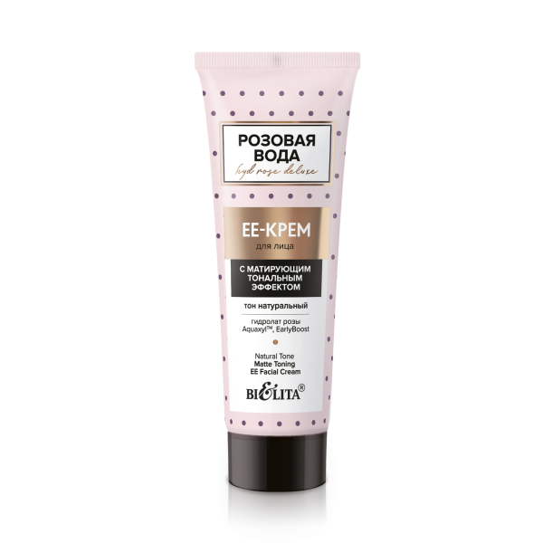 Belita ROSE WATER EE-face cream with mattifying tonal effect, natural tone 30ml