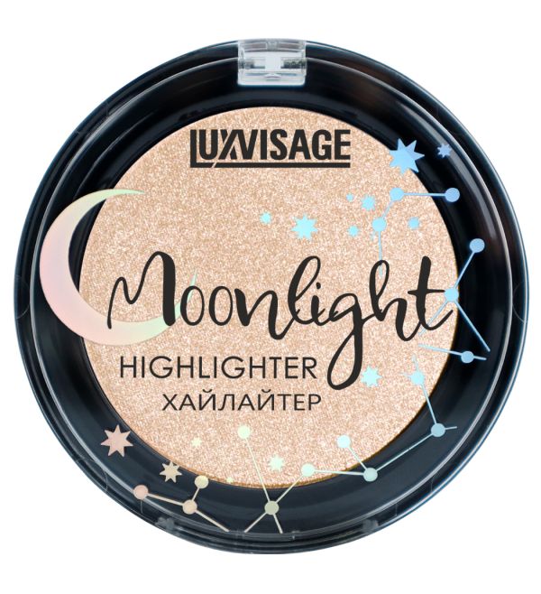 LuxVisage Compact Highlighter Moonlight t. 02 Beige Glow 4g