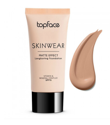 TopFace Instyle Mattifying foundation "Skin Wear Matte Longlasting Foundation" No. 05 beige - PT468