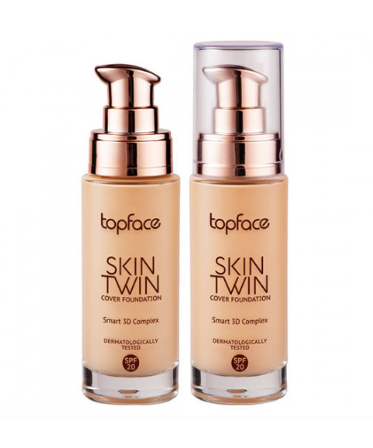 Topface Foundation 3D effect "Skin Twin Cover Foundation" tone 03, natural PT464 32ml